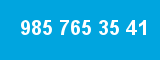 985 765 35 41 985 765 35 41